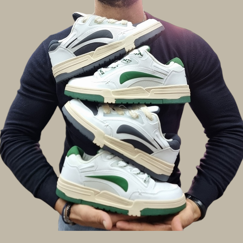 modello lanvvinn sneakers bianco +grey