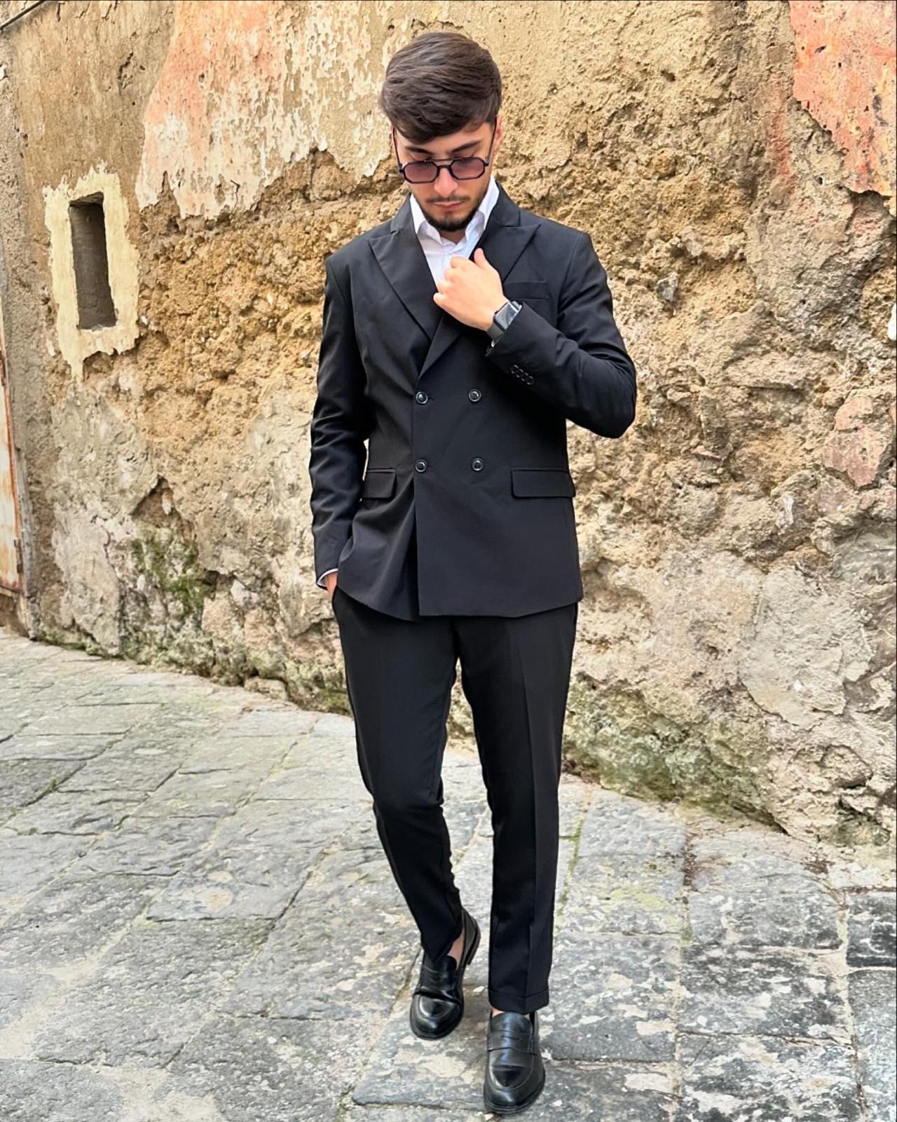 Abito doppio petto alasio