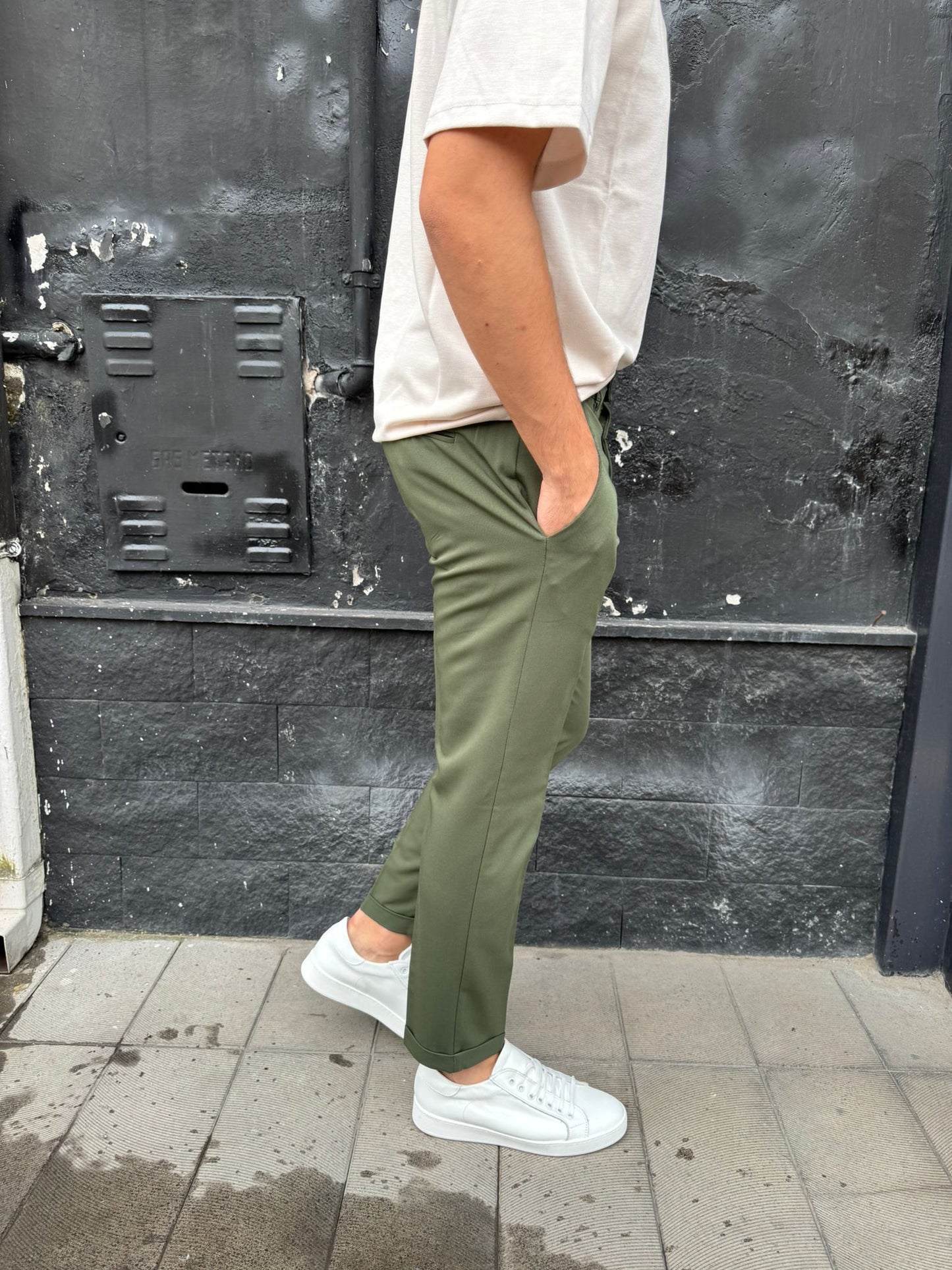 Pantalone Boston verde