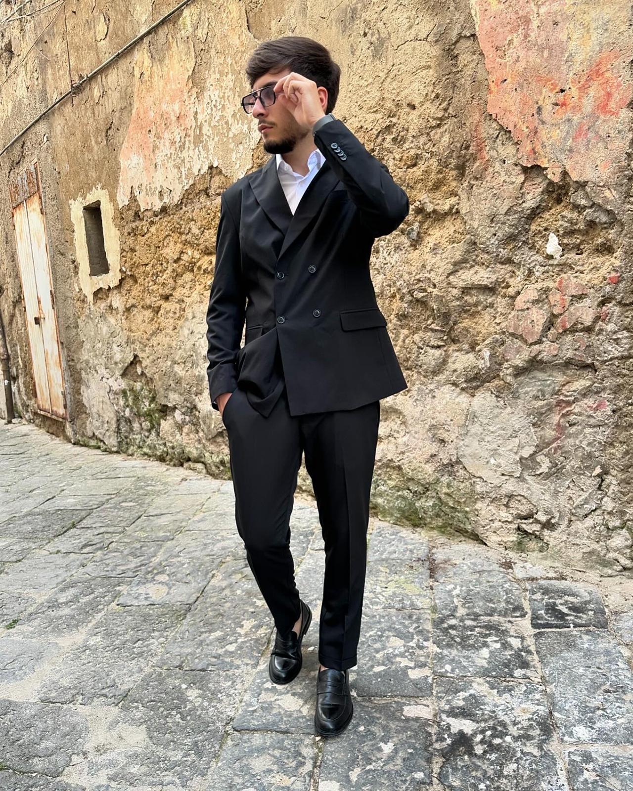 Abito doppio petto alasio