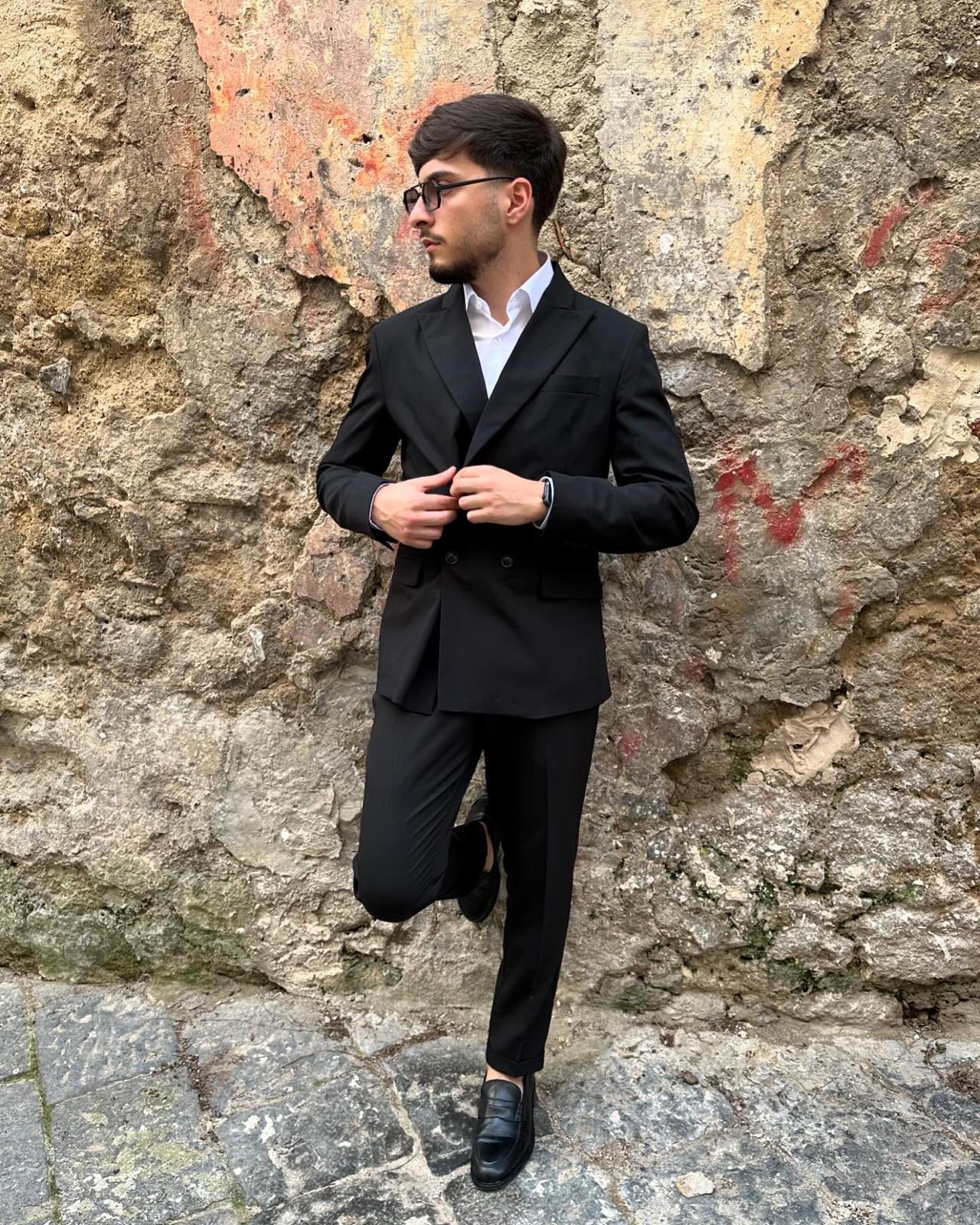 Abito doppio petto alasio