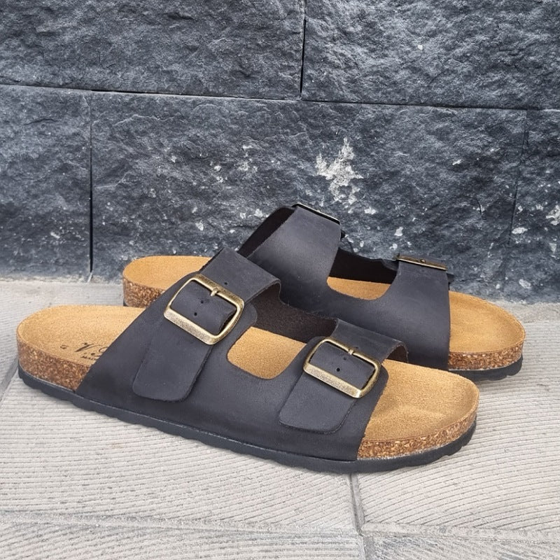 Sandali santorini nero