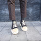 Sneakers in pelle camoscio nero
