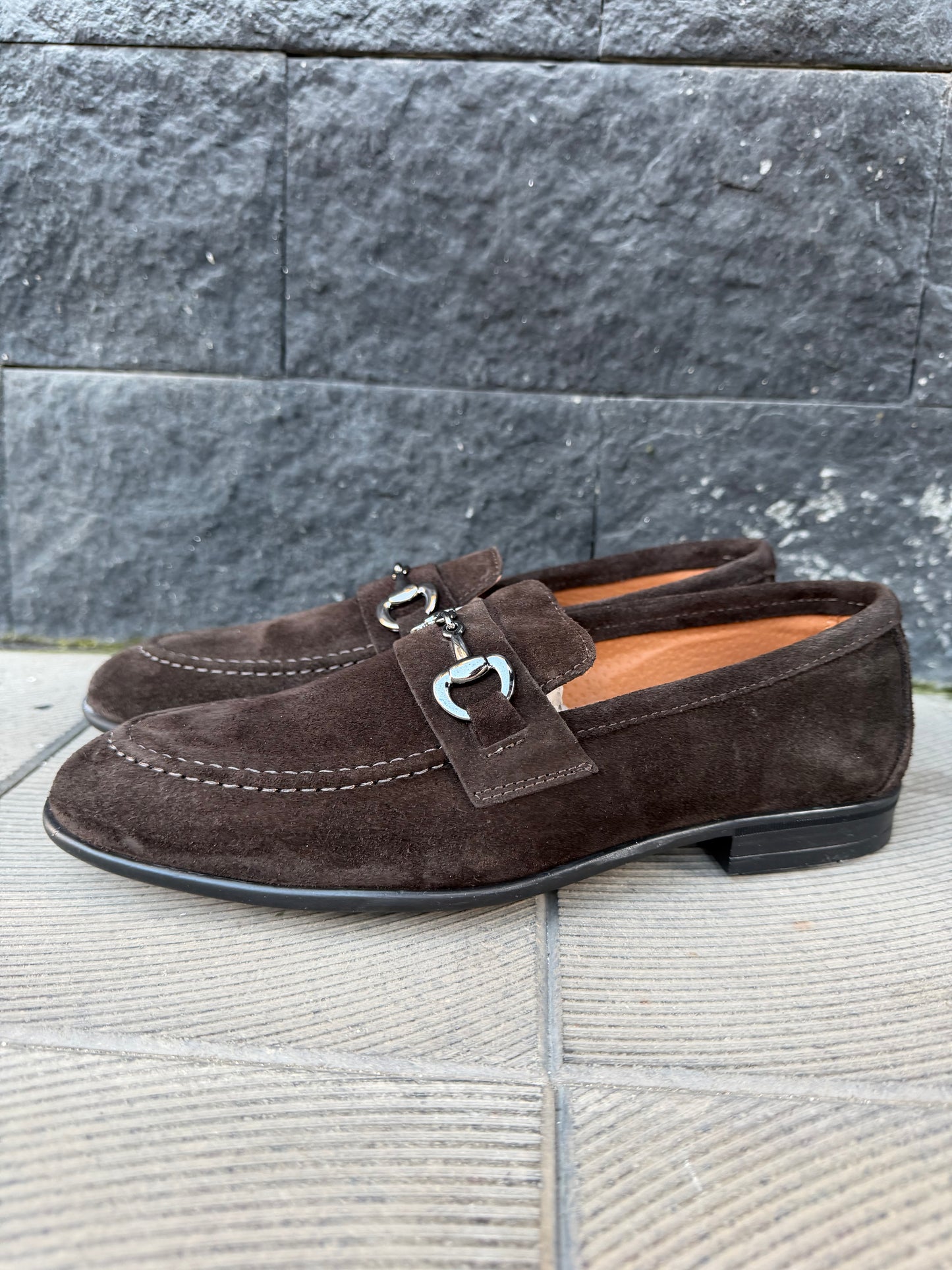 Mocassino con morsetto testa di moro