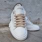 SNEAKERS GALAXY BIANCO RETRO TAUPE