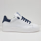 SIERRA SNEAKERS PELLE VIT.BIANCO RIPORTO CAM-BLU