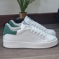 SIERRA- SNEAKERS VITEL.BIANCO RIPORTO CAM.VERDE