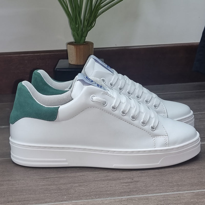 SIERRA- SNEAKERS VITEL.BIANCO RIPORTO CAM.VERDE