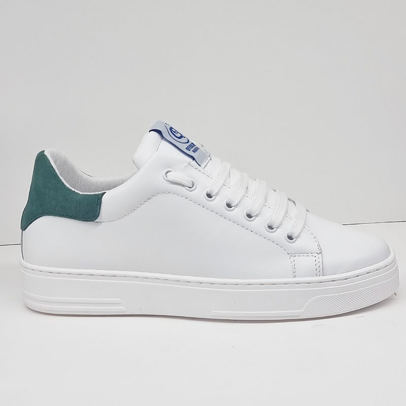 SIERRA- SNEAKERS VITEL.BIANCO RIPORTO CAM.VERDE