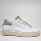 HAMMER SNEAKERS VIT. BIANCO RIPORTO CAM. SABBIA