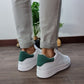 SIERRA- SNEAKERS VITEL.BIANCO RIPORTO CAM.VERDE