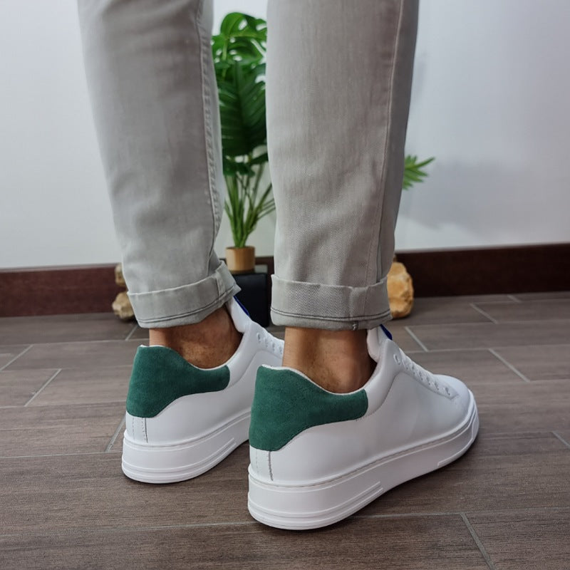 SIERRA- SNEAKERS VITEL.BIANCO RIPORTO CAM.VERDE