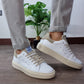 HAMMER SNEAKERS VIT. BIANCO RIPORTO CAM. SABBIA