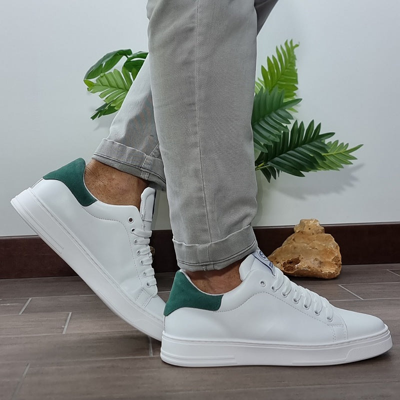 SIERRA- SNEAKERS VITEL.BIANCO RIPORTO CAM.VERDE