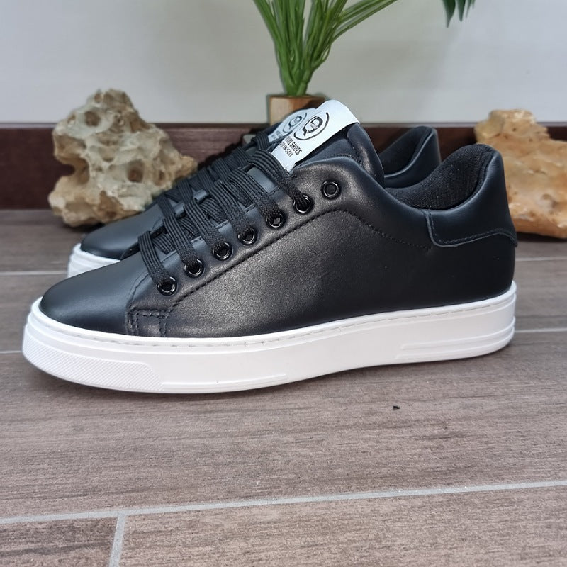 SCARPE  SNEAKERS SIENNA IN PELLE VITELLO NERO