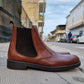 stivaletto beatles i pelle cuoio