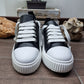 SNEAKERS MEGA IN PELLE NERO +BIANCO