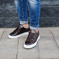 Sneakers in pelle crust T.Moro