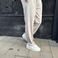 Pantalone casual fondo ambio grigio