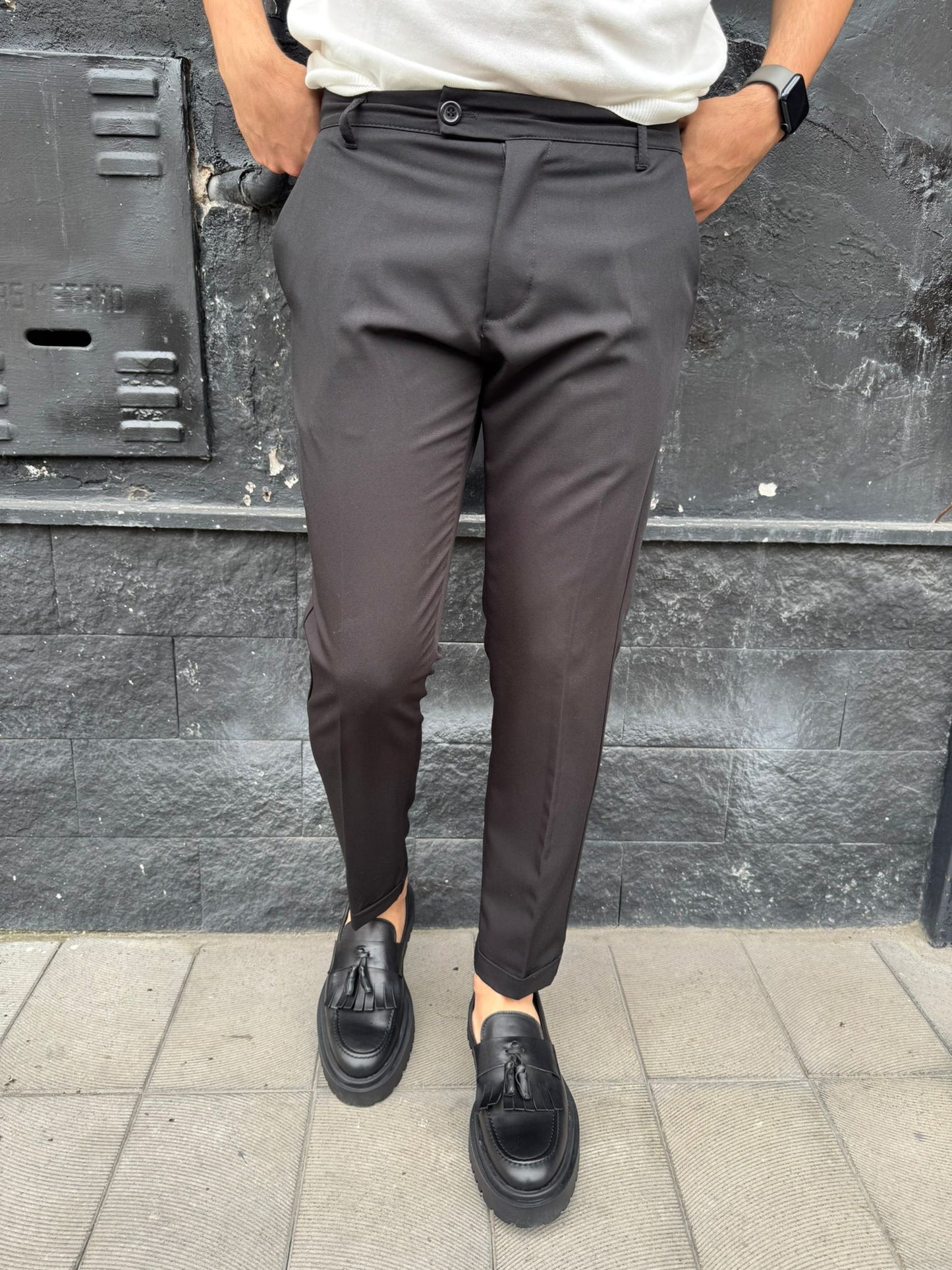 Pantalone Boston nero