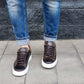 Sneakers in pelle crust T.Moro