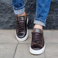 Sneakers in pelle crust T.Moro