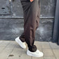 Pantalone casual fondo ambio nero