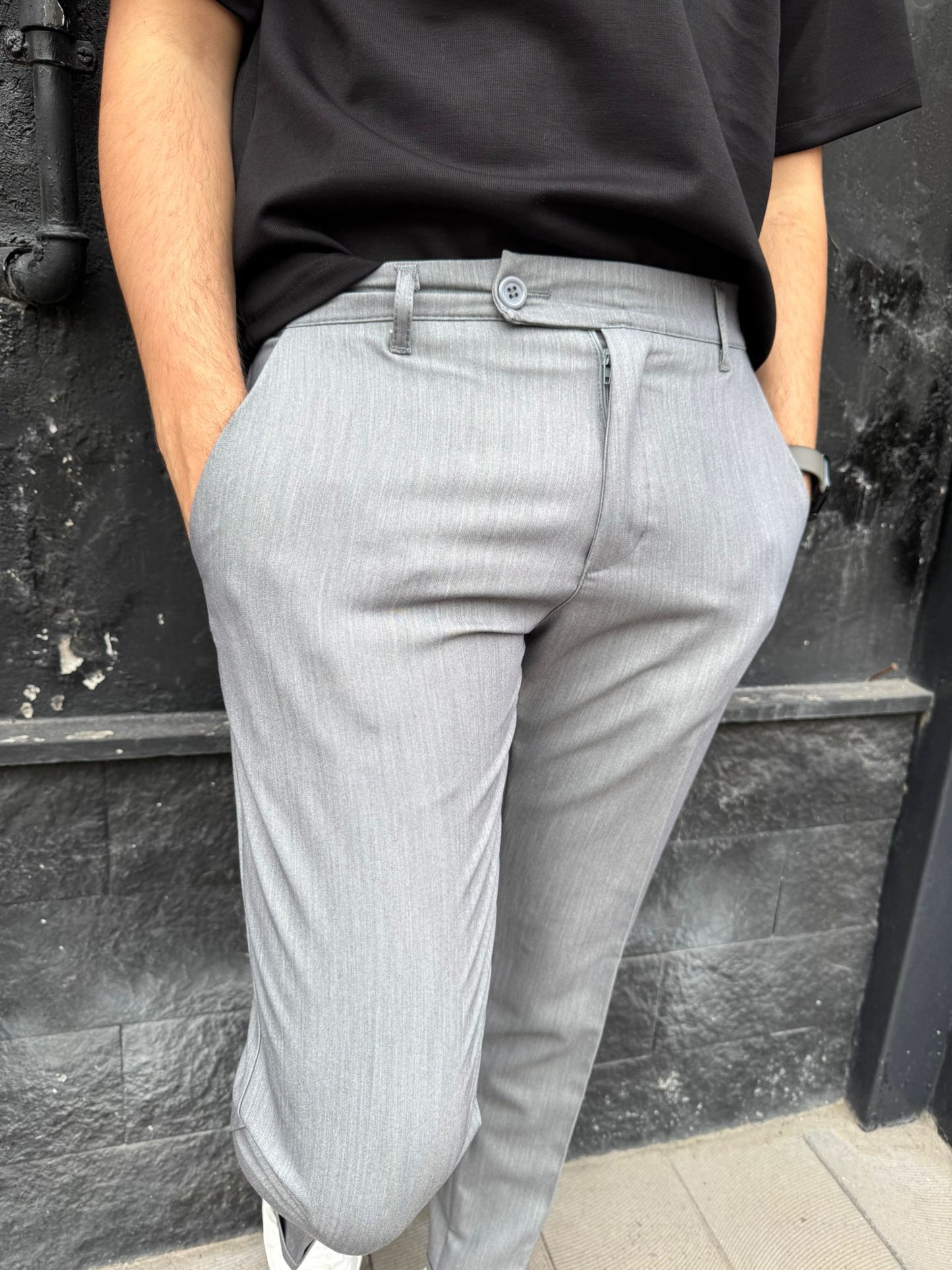 Pantalone Boston grigio