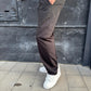 Pantalone casual fondo ambio nero