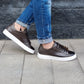 Sneakers in pelle crust T.Moro
