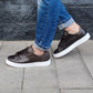 Sneakers in pelle crust T.Moro