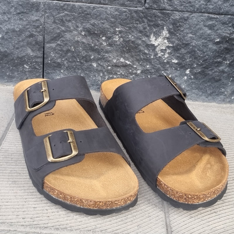 Sandali santorini nero