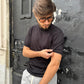 Maglia in filo nero